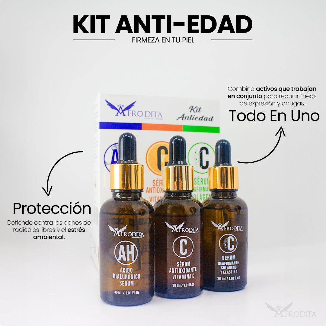 Kit Antienvejecimiento – Renueva tu piel desde los 25 años